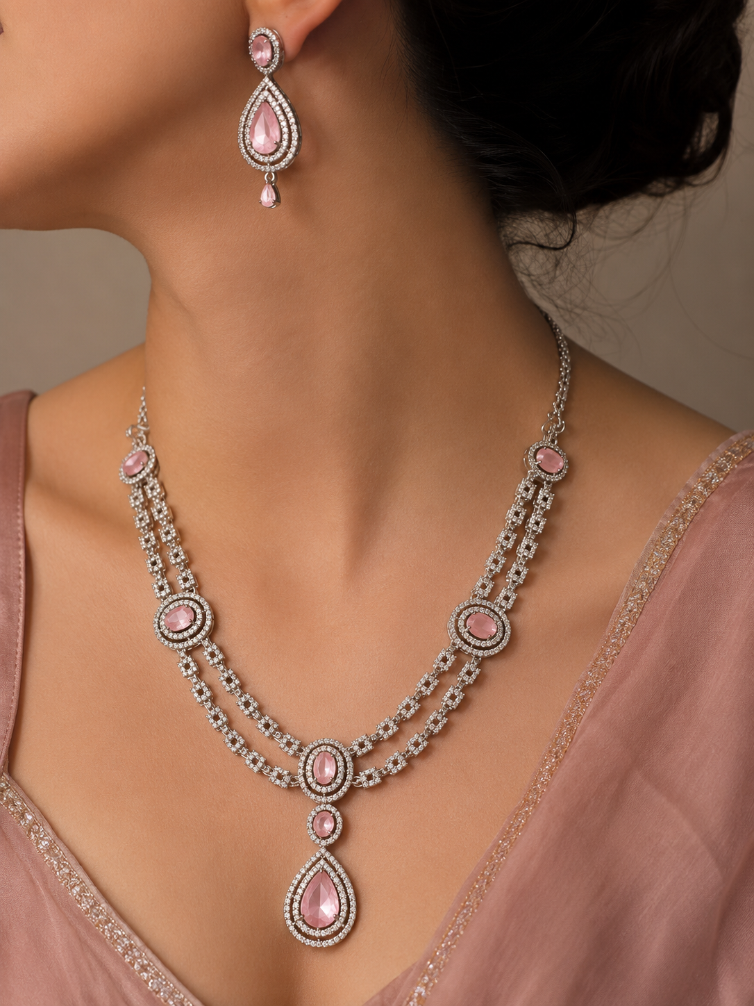 Rosé Royale Necklace Set