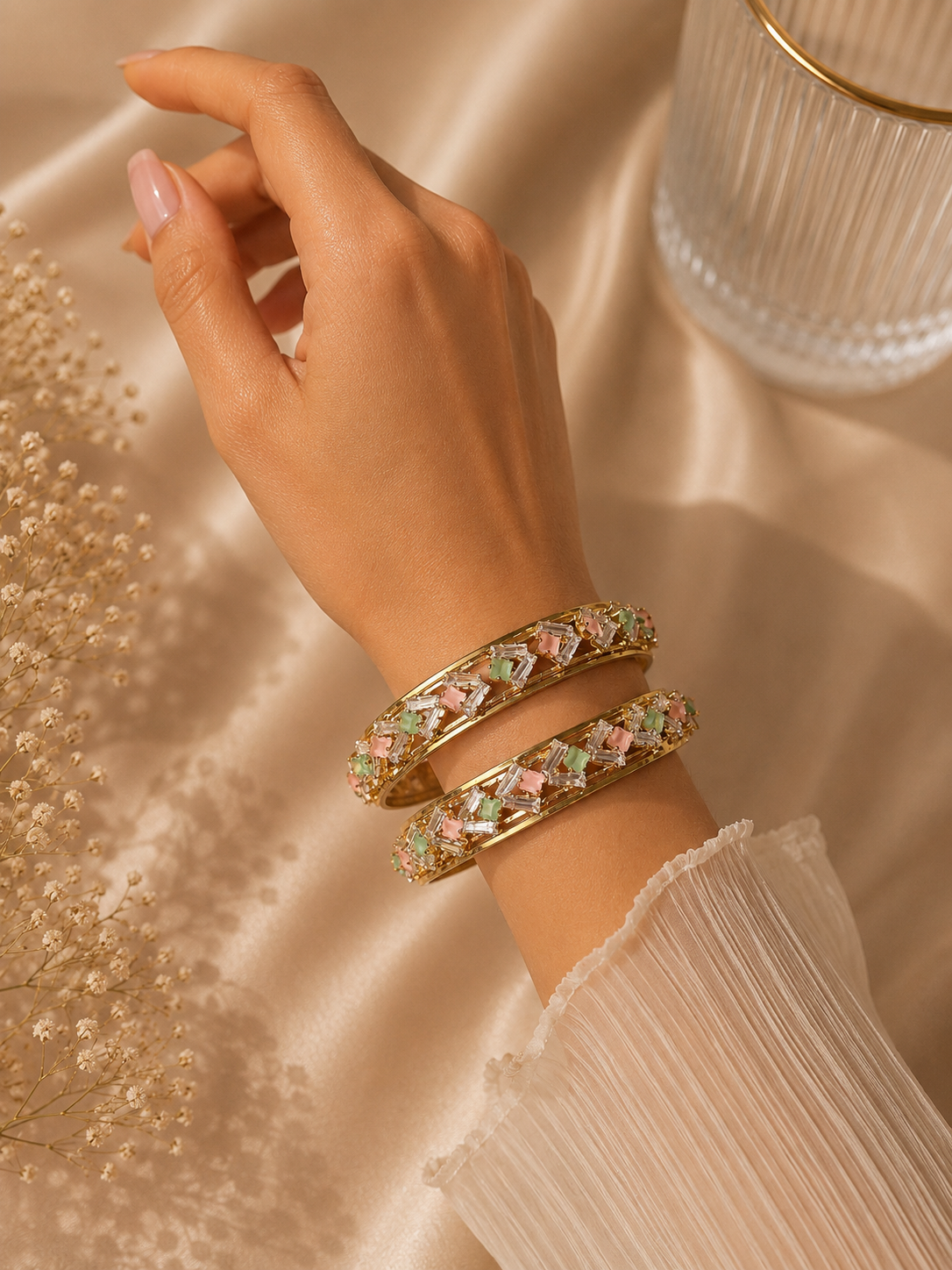 Pastel Prism Luxe Bangles