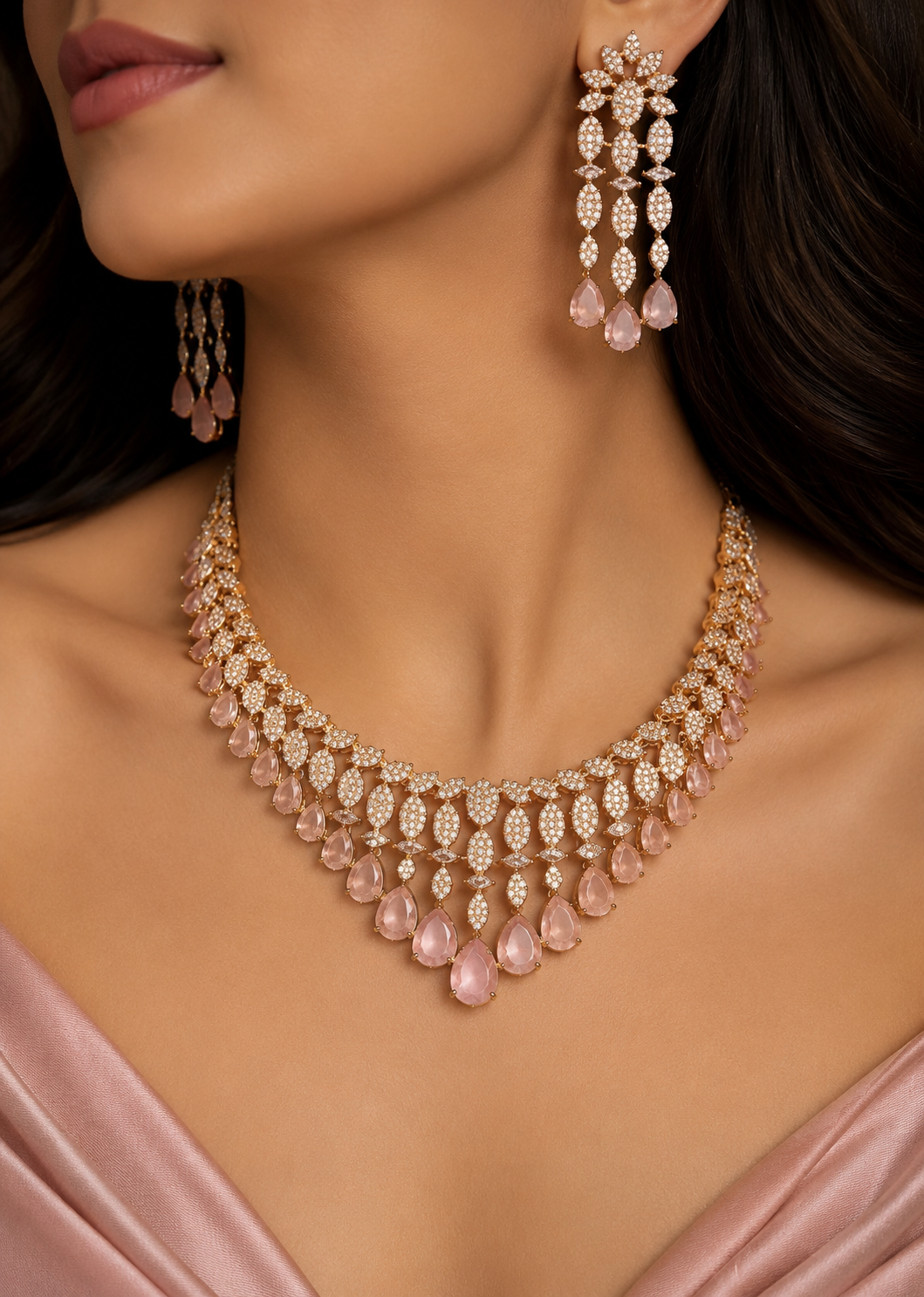 Blush Royale Necklace Set