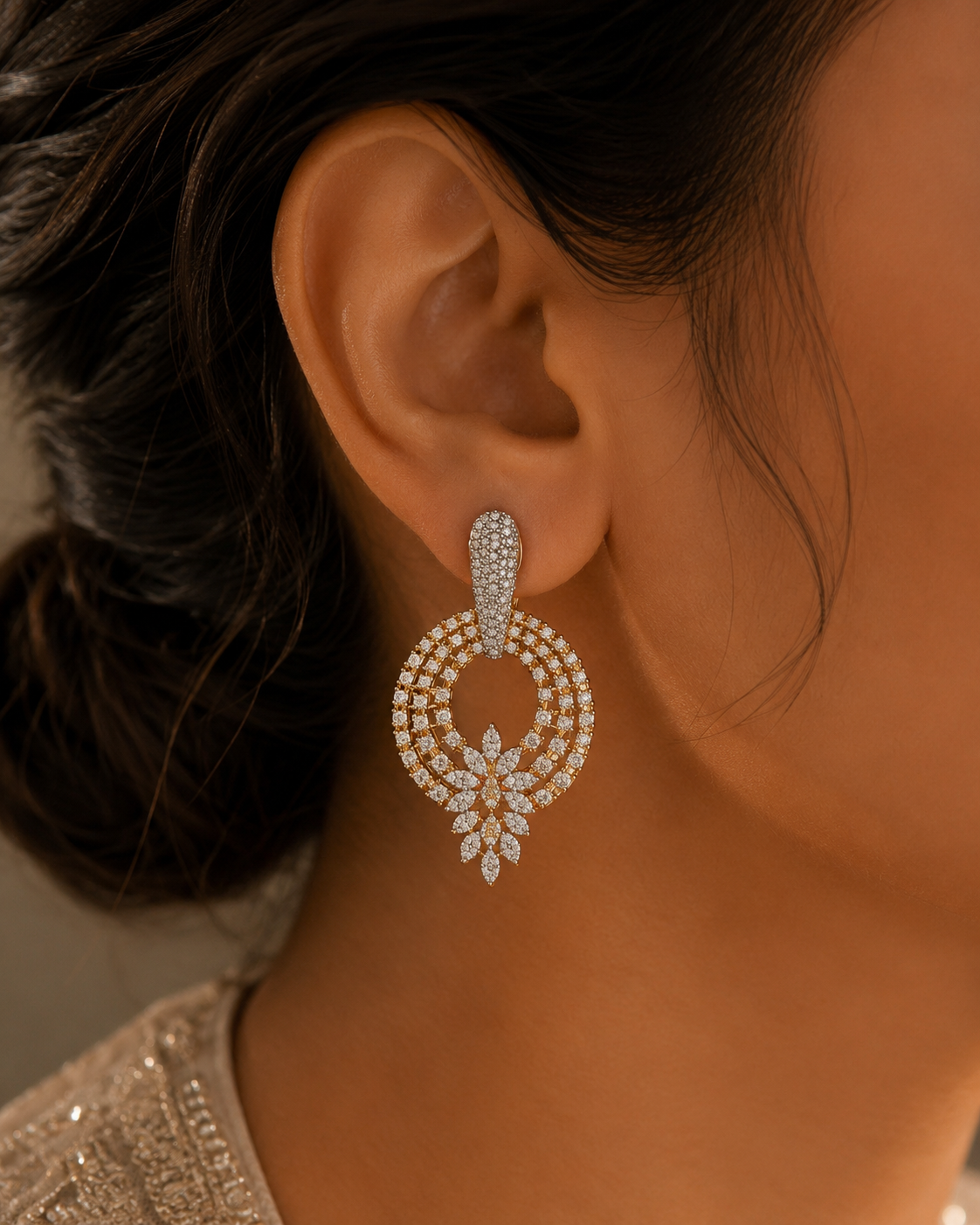 Aurora Bloom Statement Earrings
