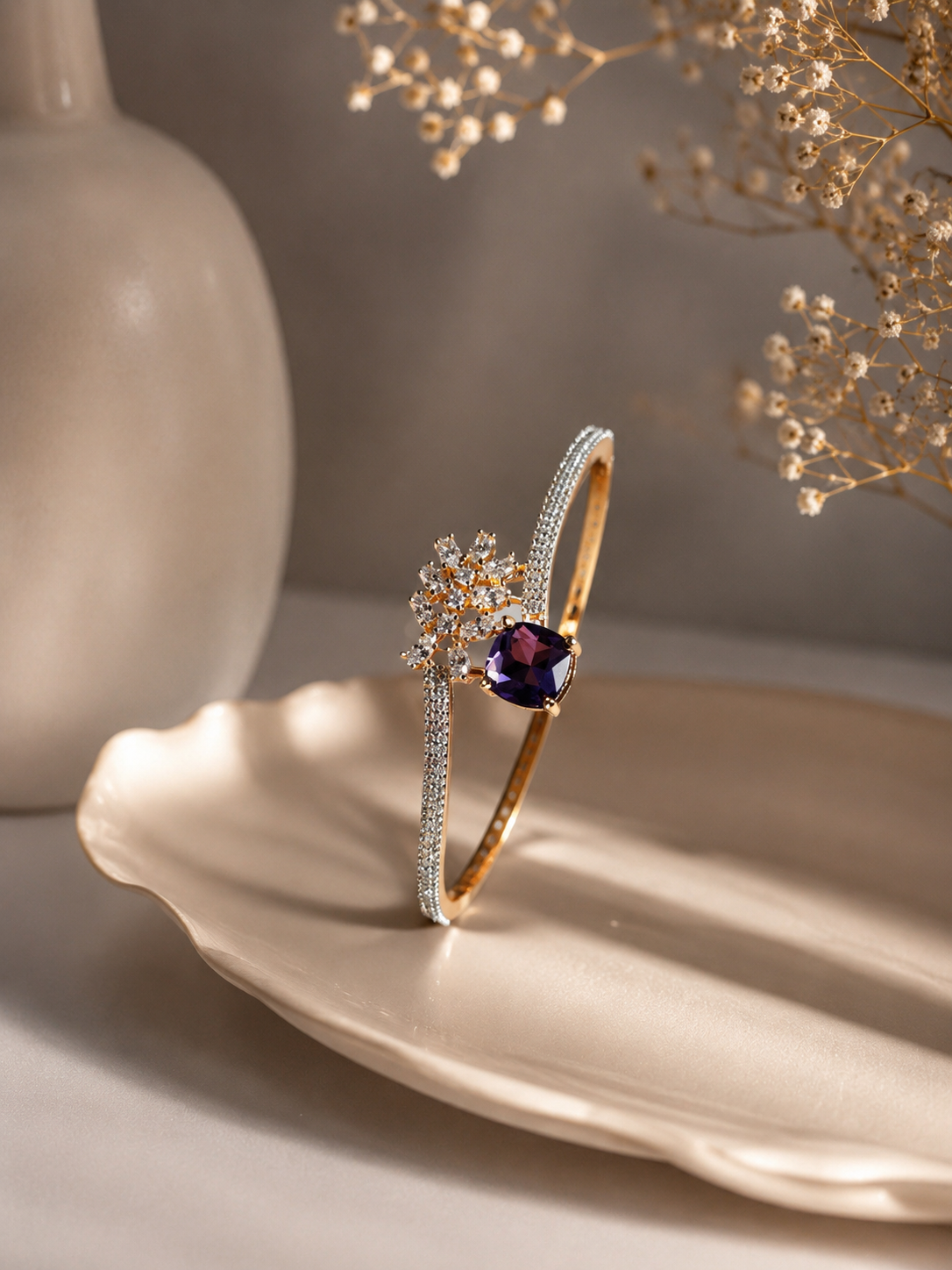 Amethyst Bloom Bracelet