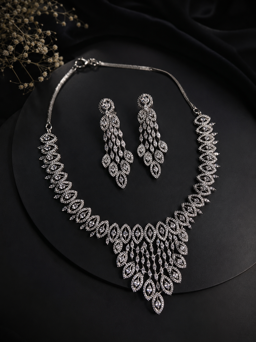 Celeste Cascade Necklace Set