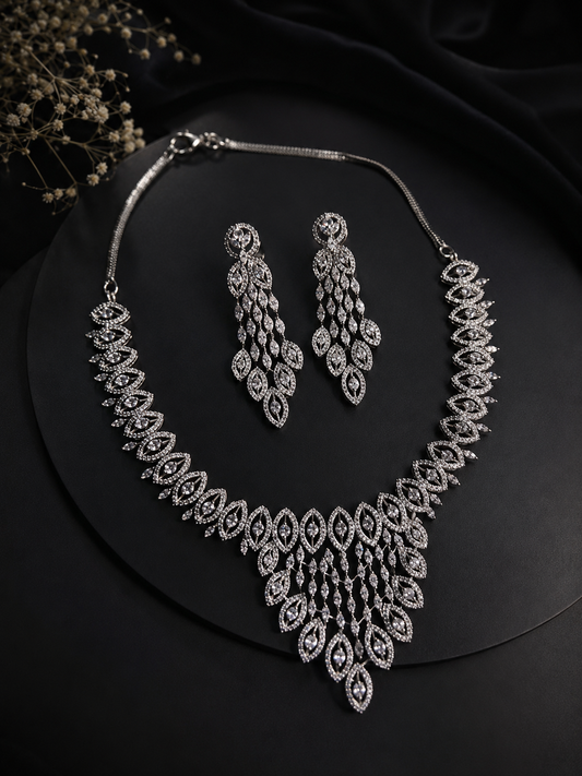 Celeste Cascade Necklace Set