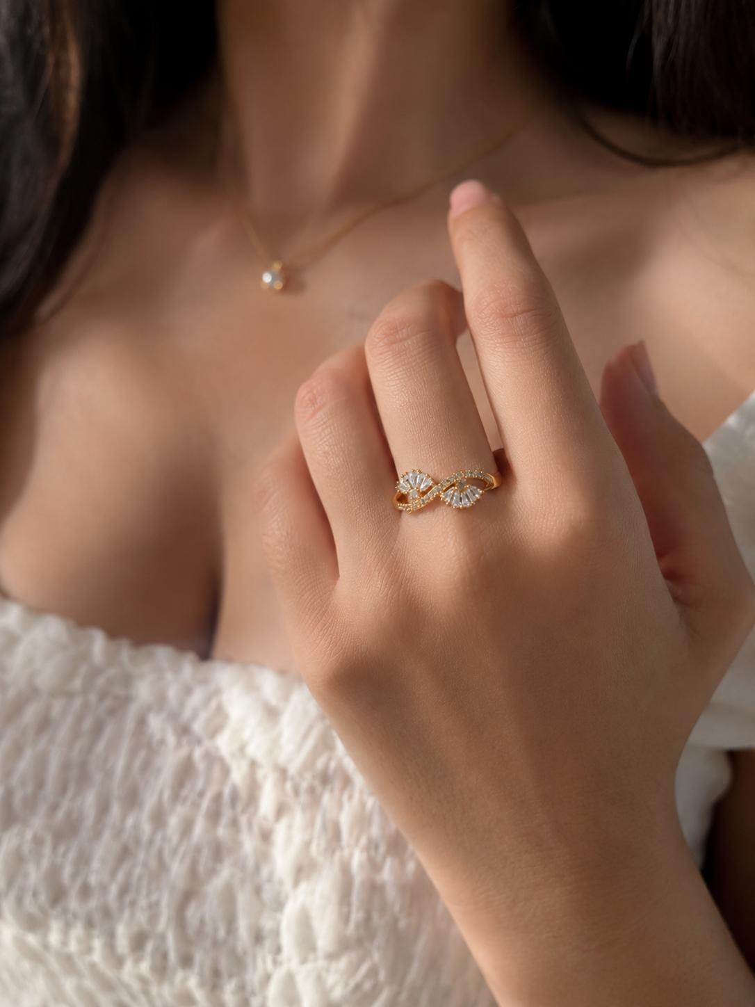Celestial Bloom Adjustable Ring