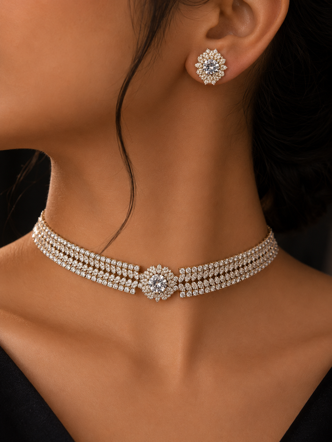 Celestial Bloom Choker Set