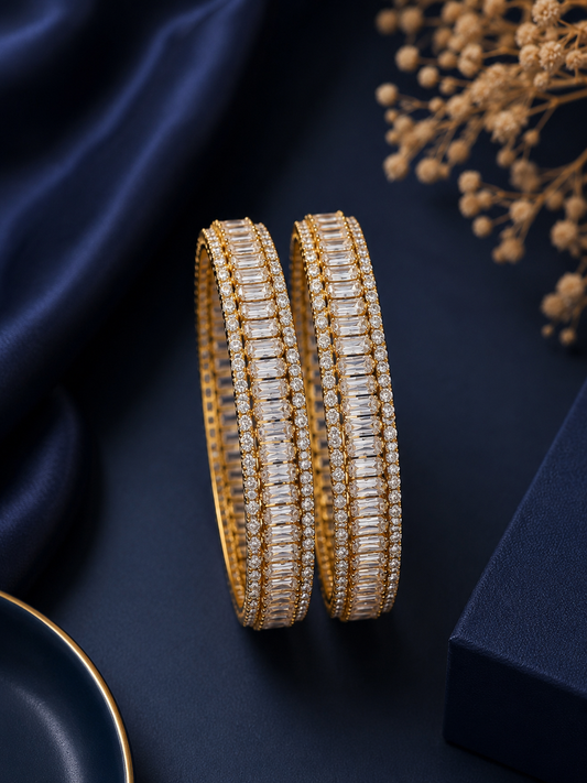 Celeste Sparkle Bangle Set
