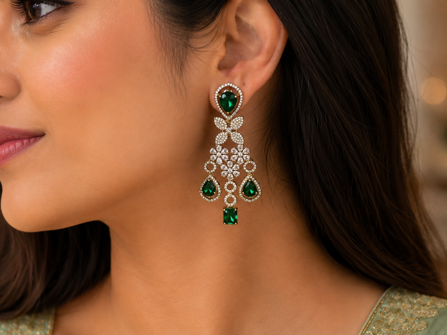Emerald Royale Heritage Necklace Set