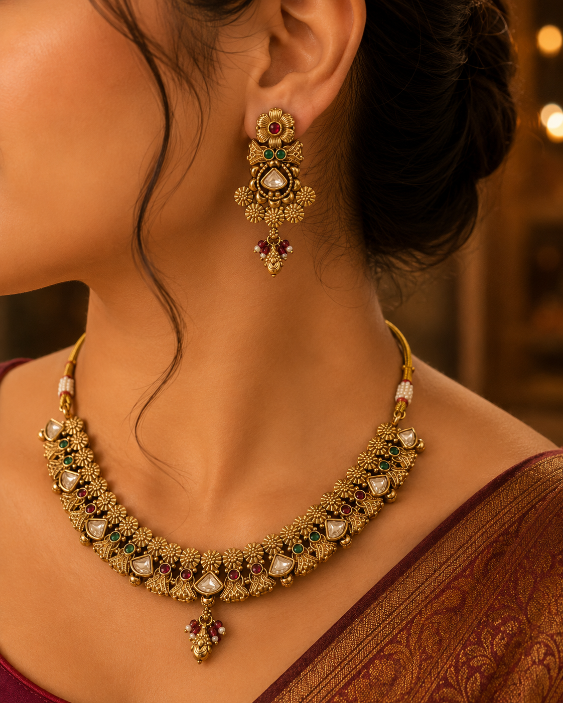 Pushpika Heritage Choker Set