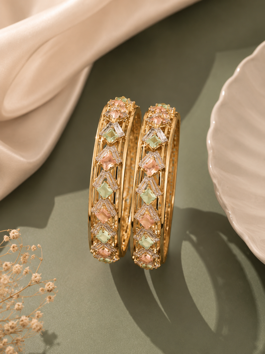 Pastel Prism Luxe Bangles