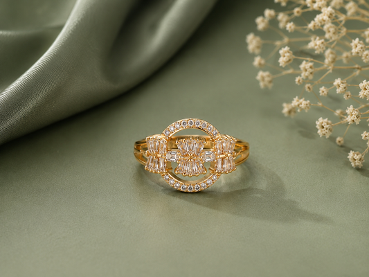 Celestial Halo Adjustable Ring