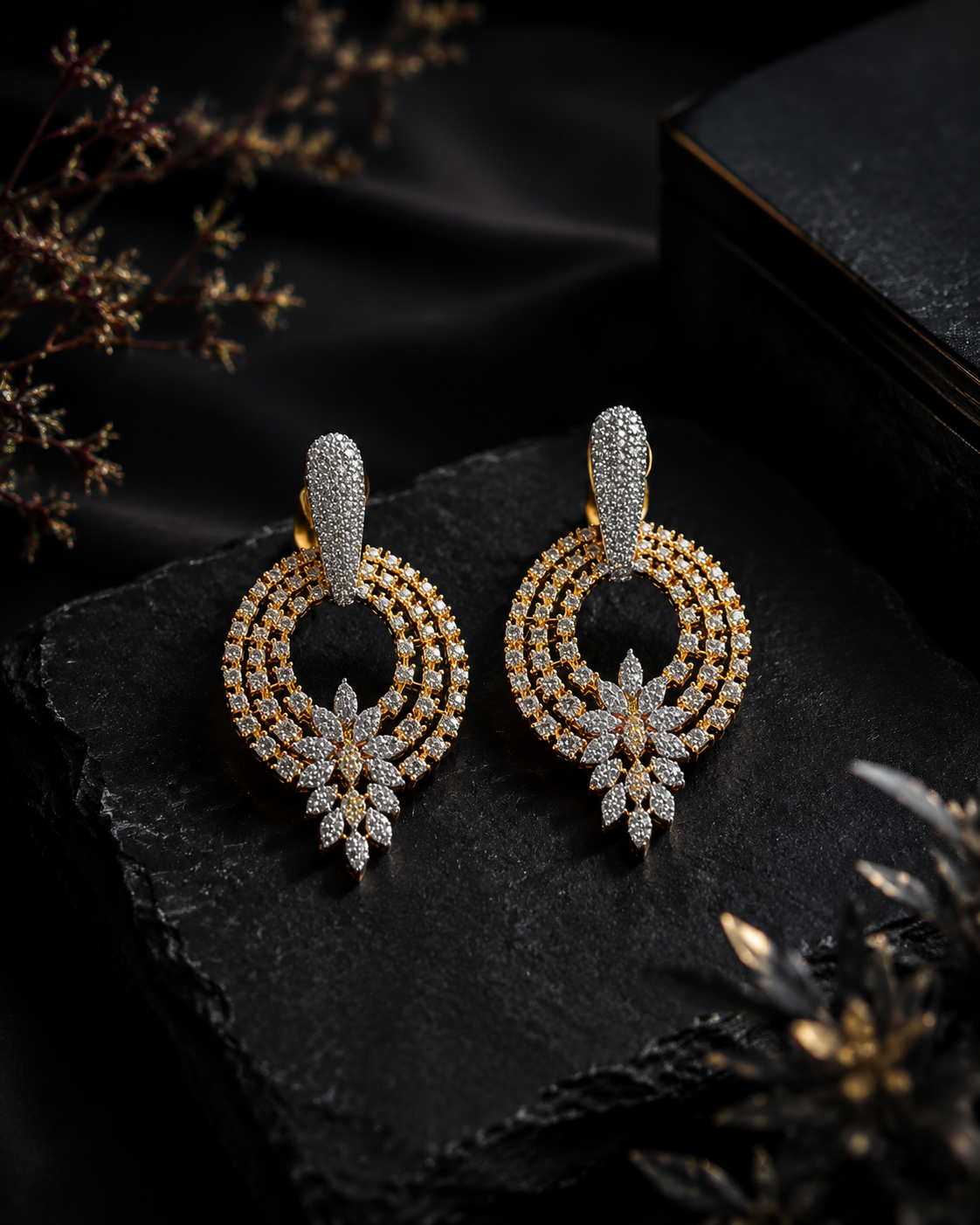 Aurora Bloom Statement Earrings