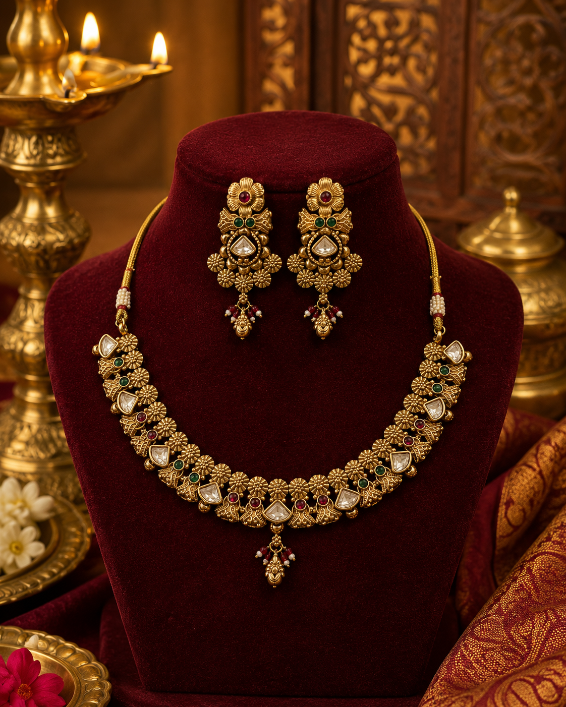 Pushpika Heritage Choker Set