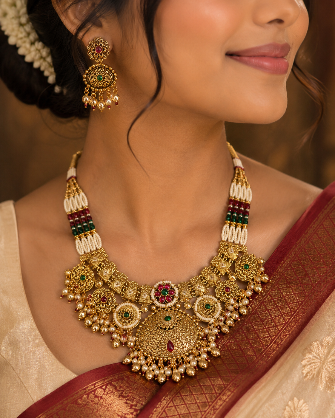 Rajwadi Heritage Choker Set