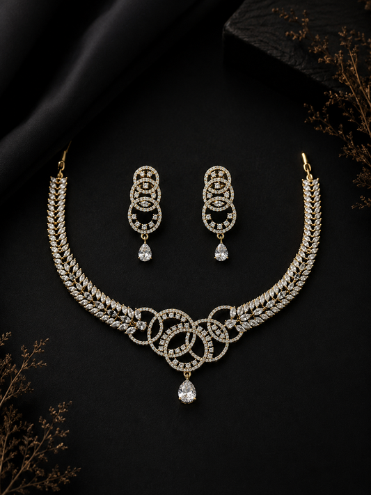 Aurielle Infinity Necklace Set