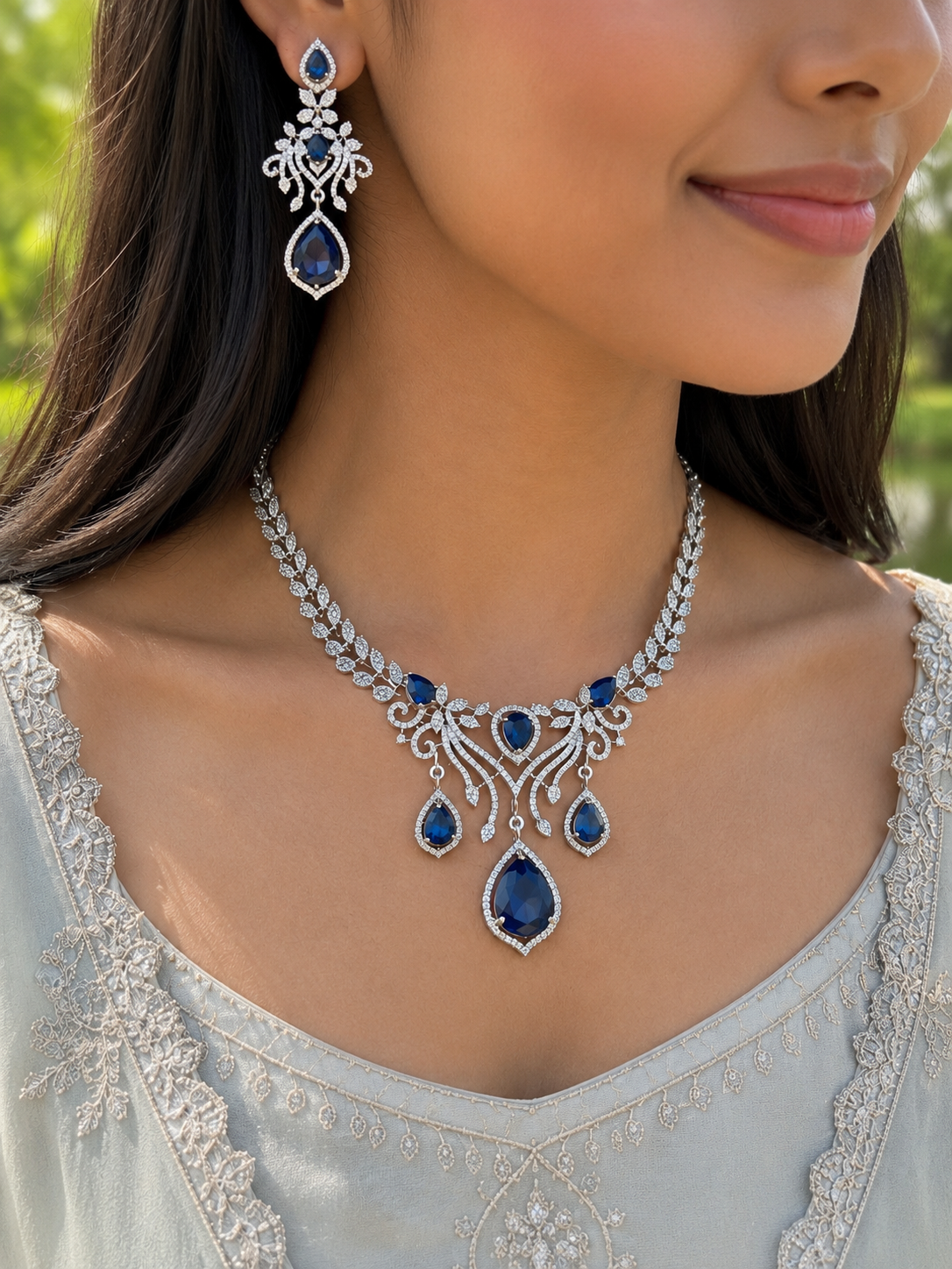Royal Azure Necklace Set