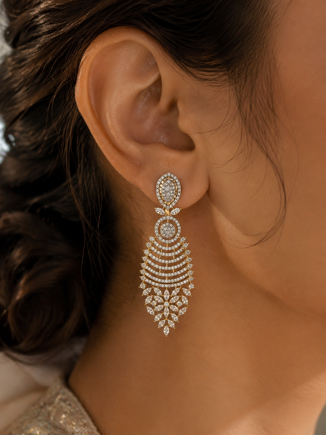 Celestia Bloom Statement Earrings