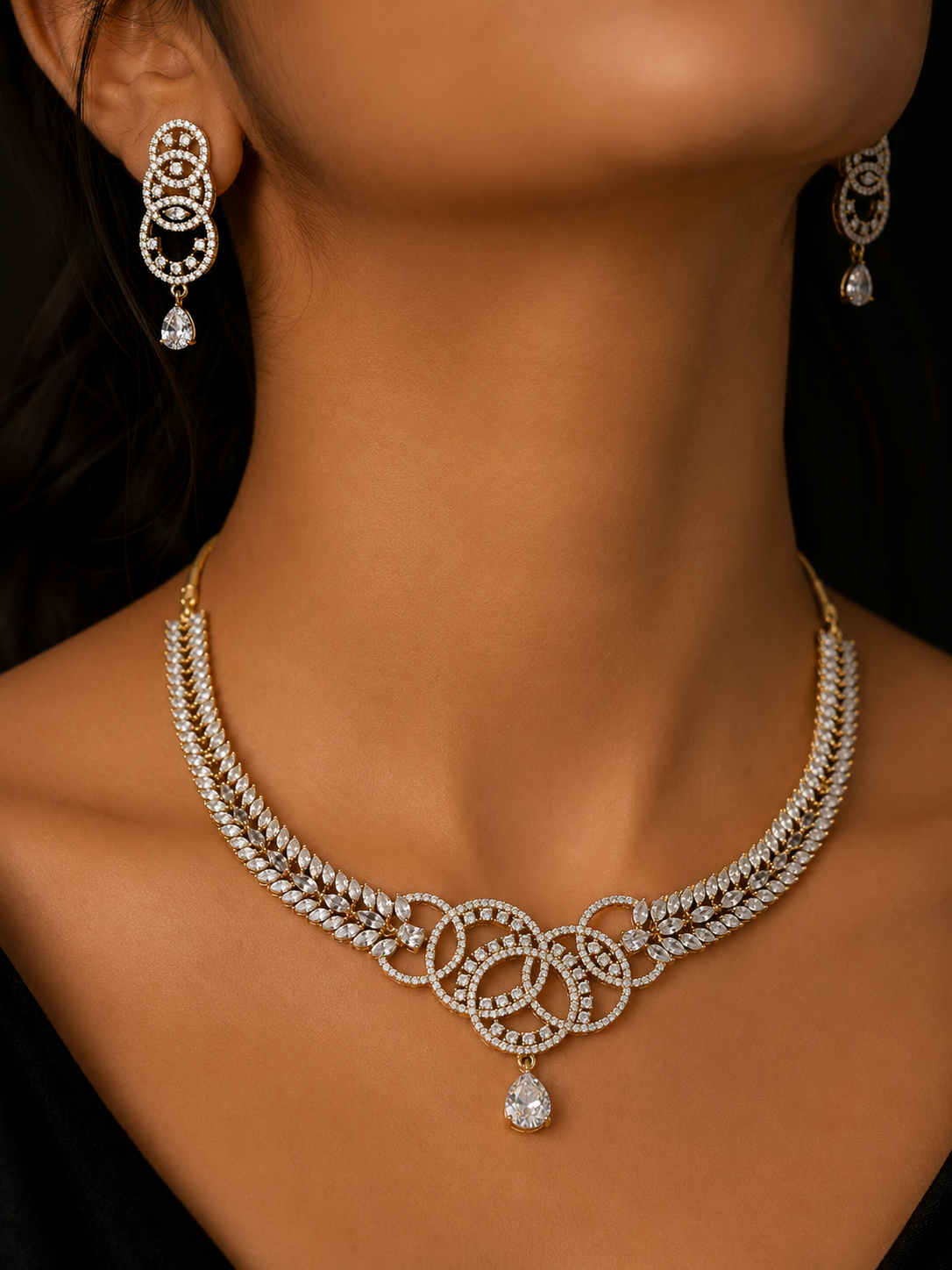 Aurielle Infinity Necklace Set